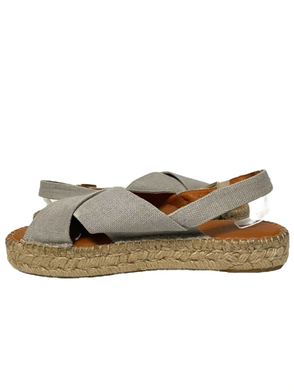 ALOHAS Crossed Espadrilles in Cotton Canvas 41